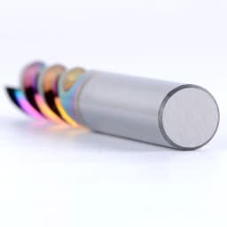 Dreanique 1pc 1-12mm 3 Flute Solid carbide Carbide Alloy End Mill, DLC Coating, U-Shaped Milling Cutter for Aluminium DAU3E