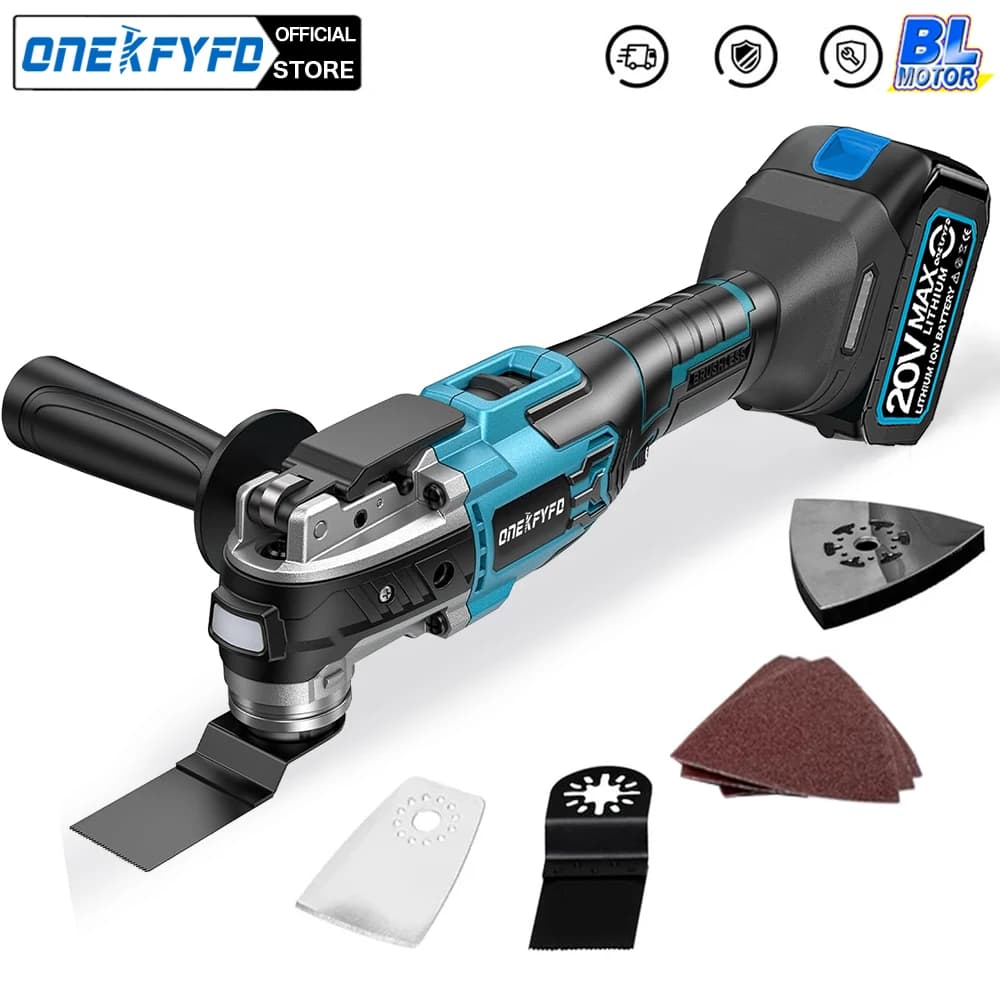 Electric Brushless Oscillating Variable Speed Trimmer Saw Renovation Power Machine Multi-function Tool For Makita 18V Battery