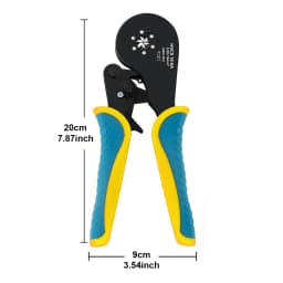 Ferrule Crimping Tool Kit, Wire Ferrule Crimper Plier Kit,Hexagonal Crimpers (0.08-16mm²/AWG28-5) for Wire Ferrules Connectors