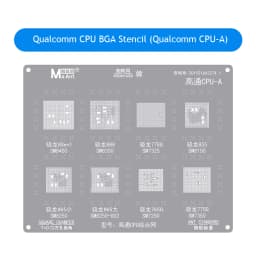 MaAnt CPU BGA Reballing Stencil Kit For Qualcomm HiSilicon MTK Android Phone Motherboard CPU IC Planting Tin Template Steel Mesh