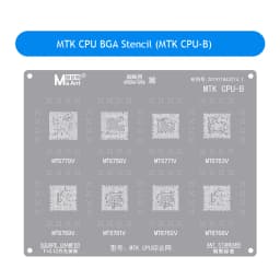 MaAnt CPU BGA Reballing Stencil Kit For Qualcomm HiSilicon MTK Android Phone Motherboard CPU IC Planting Tin Template Steel Mesh