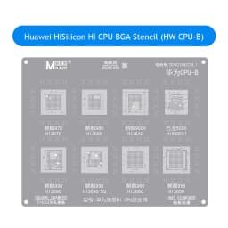 MaAnt CPU BGA Reballing Stencil Kit For Qualcomm HiSilicon MTK Android Phone Motherboard CPU IC Planting Tin Template Steel Mesh