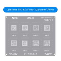 MaAnt CPU BGA Reballing Stencil Kit For Qualcomm HiSilicon MTK Android Phone Motherboard CPU IC Planting Tin Template Steel Mesh