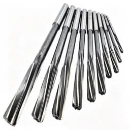 HSS H7/H8 Straight Shank Spiral Groove Machine Reamer 3-20mm, Used for Precision Cutting and Expanding Holes in Metal Materials