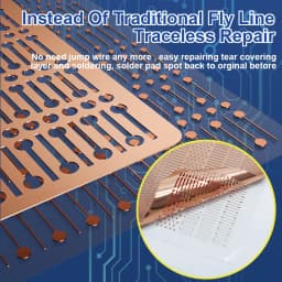B&R IC-08A Flywire Repair Spot Welding Patch Soldering Plates With Ultra-thin And Fixed Pins Quickly Dot-Repairing Welding Tool