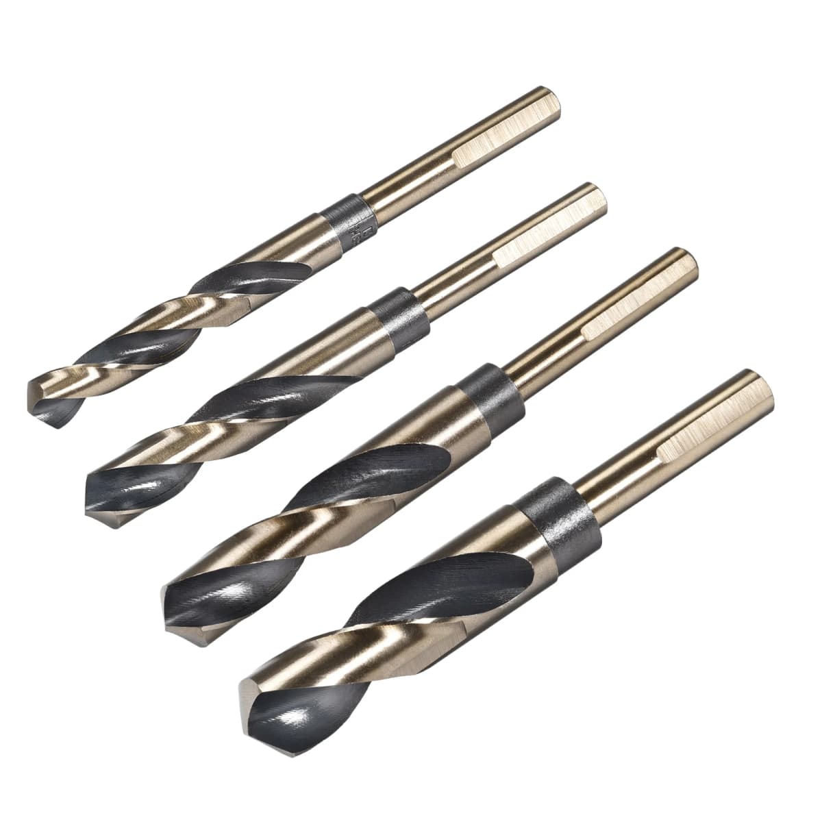 1pcs Twist Drill Bit 13/14/15/16/17/18/19/20/22/25mm 0.39-1/2Inch Shank Reduced Shank HSS Twist Drill Bits for Stainless Steel