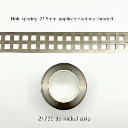 21700 Battery Hole Spacing 21.5mm Connection Plate Stamped SPCC Nickel Plating 1 Meter Parallel Without Bracket Nickel Strip