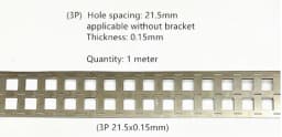 21700 Battery Hole Spacing 21.5mm Connection Plate Stamped SPCC Nickel Plating 1 Meter Parallel Without Bracket Nickel Strip