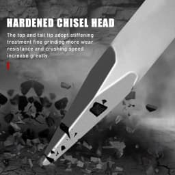 5PC SDS PLUS Round Shank Tile Shovel Electric Hammer Chise Wall Concrete Impact Drill 5Teeth Drill Bit For Masonry SlottingTool