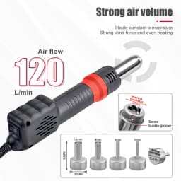 JCD 8208 Micro Hot Air Gun 750W Welding Rework Station LCD Digital Display Soldering Heat Gun Hair Dryer BGA IC Solder Tools