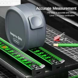 New Tape Measure Self-locking Steel Tape 5/10m Portable Woodworking Measure Gauging Tools Retractable High Precision Meter Ruler
