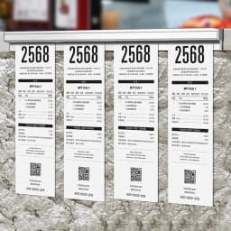 Aluminum Alloy Wall-mounted Sticked Take-out List Receipt Clip Hanging Ticket Order Invoice Paper QR Holder Restaurant Menu Clip