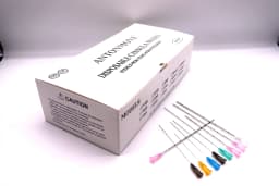 50pcs Disposable Blunt Tip Cannula Needle For Filler Injection 18G 21G 22G 23G 25G 27G 30G Uric Acid Facial Filling Nose 1 box