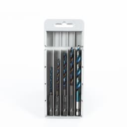 5PCS Cobalt Stepped Point Drill Bit Set 3.0-8.0mm HSS Drill Bit with Hex Shank, for Wood, Metal, Plastic, and PVC