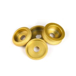 Brazed Stone Edge Grinding Wheel Diamond Roman Wheel Grinding Wheel Tile Marble Grooving and Edge Grinding Tools