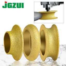 Brazed Stone Edge Grinding Wheel Diamond Roman Wheel Grinding Wheel Tile Marble Grooving and Edge Grinding Tools