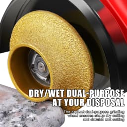 Brazed Stone Edge Grinding Wheel Diamond Roman Wheel Grinding Wheel Tile Marble Grooving and Edge Grinding Tools