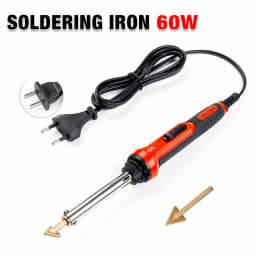 Pro Plastic Repair Soldering Iron 220V/110V for Car Bumper & Damaged Plastic Temperature Adjustable Include PP/PE/ABS/PVC Solder
