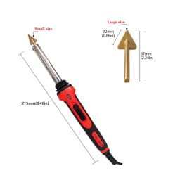 Pro Plastic Repair Soldering Iron 220V/110V for Car Bumper & Damaged Plastic Temperature Adjustable Include PP/PE/ABS/PVC Solder