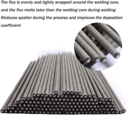 J422 Welding Rods 2.0mm/2.5mm,Mild Steel Electrodes,All Position Stick Rods,Smooth Welding Performance,Ideal for DIY and Repair