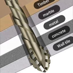 Carbide Four-Blade Serrated Drill Bit Set 6-10mm for Dry Drilling Porcelain Tile Ceramic Glass Marble Concrete Stone Drill Bits