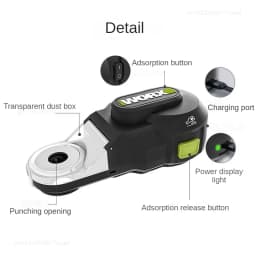 Original WORX Powerful Cleaner Dust Collect WA1602 13Kg Suction 35ml Visual Dust Box USB Type C Univeral Electric Hammer Drill