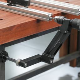 Adjustable Articulating Cantilever Tapping Arm Stand for Hand Electric Drills,Tapping Guide Tool for Aluminum Profile DIY