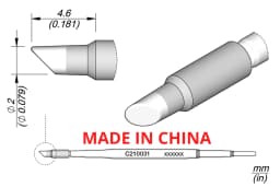 YUANPIN Soldering Iron Tips C210-006/028/031/027 Lead Free Heating Core Compatible JBC Sugon Aifen Aixun Handle Solder Iron