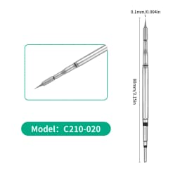 YUANPIN Soldering Iron Tips C210-006/028/031/027 Lead Free Heating Core Compatible JBC Sugon Aifen Aixun Handle Solder Iron