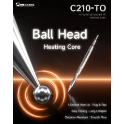MECHANIC C210-TO Soldering Iron TIPS Welding Tips Integrated Soldering Iron Tip SMD Head for C210 Series Solder Station