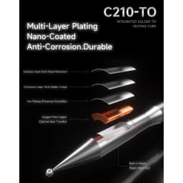 MECHANIC C210-TO Soldering Iron TIPS Welding Tips Integrated Soldering Iron Tip SMD Head for C210 Series Solder Station
