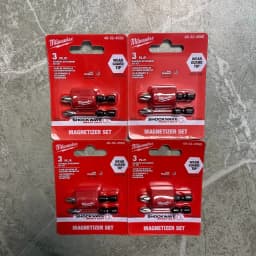 Milwaukee 48-32-4550 3PC SHOCKWAVE Impact Duty Magnetic Attachment & PH2 Bit Set Professional Power Tool Accessories