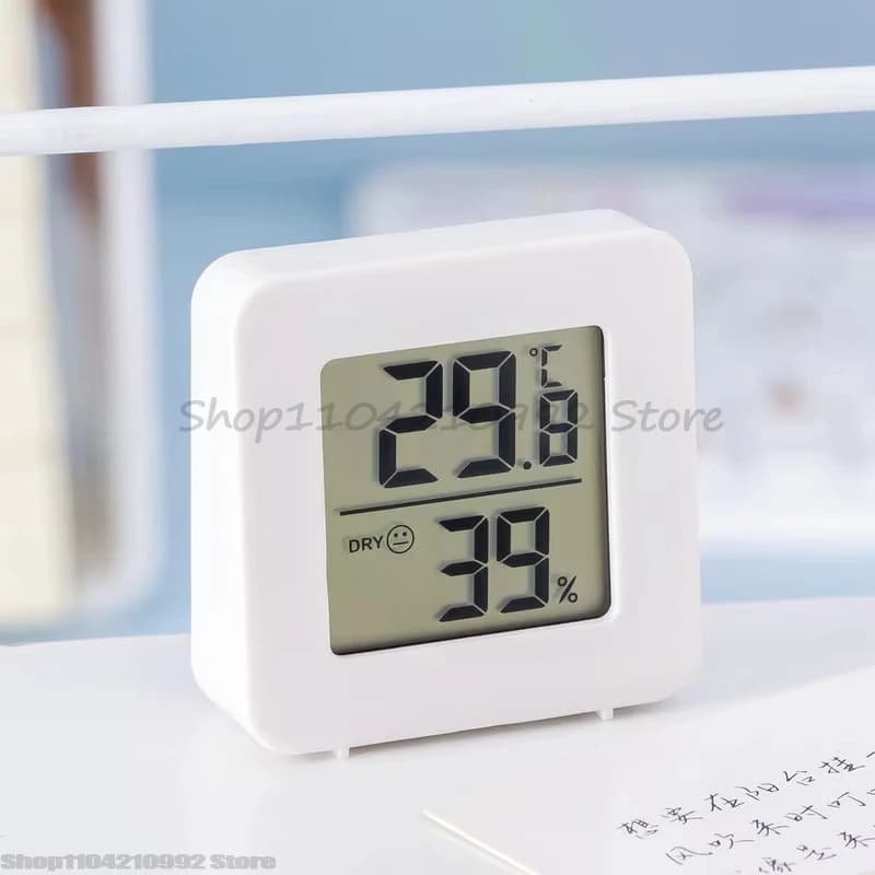 LCD Digital Thermometer Hygrometer Indoor Room Electronic Temperature Humidity Meter Sensor Gauge Weather Station for Home