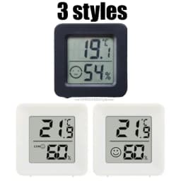 LCD Digital Thermometer Hygrometer Indoor Room Electronic Temperature Humidity Meter Sensor Gauge Weather Station for Home