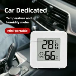 LCD Digital Thermometer Hygrometer Indoor Room Electronic Temperature Humidity Meter Sensor Gauge Weather Station for Home