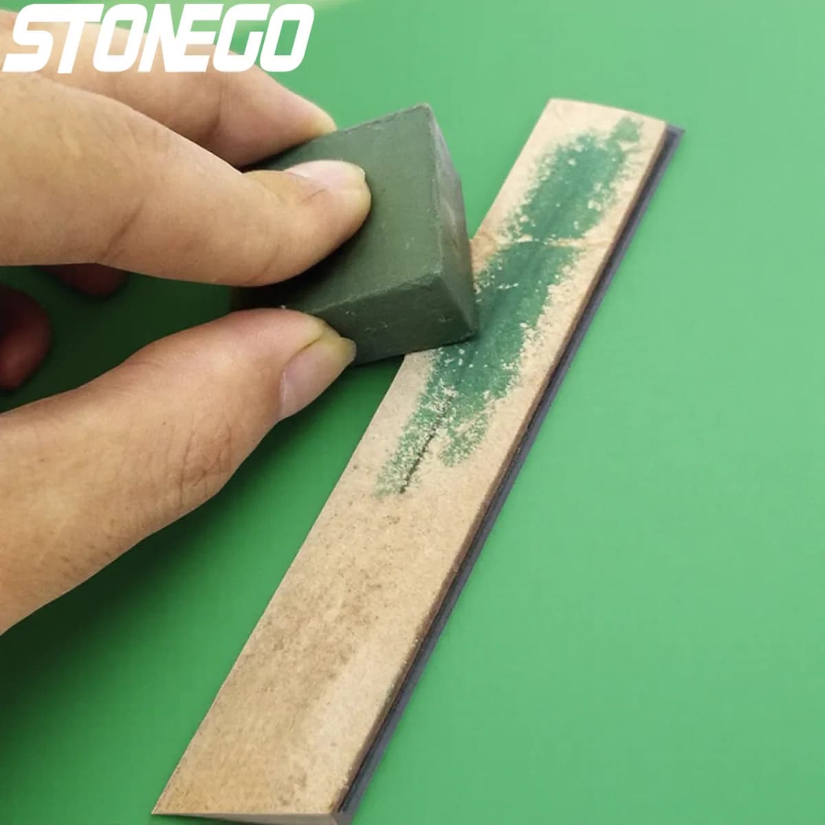 STONEGO Knife Sharpening Kit Leather Honing Strop Compound Grinding Paste Polishing Tool Sharpener Sharpening Accessories