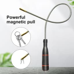 Flexible Magnetic Pickup Tool Telescopic Magnetic Pickup Tool with Pocket Clip for Picking Up Small Parts Key Screw Metal Object