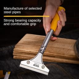 Deli Portable Cleaning Knife Cleaning Shovel Cutter Glass Floor Tiles Scraper Blade Seam Removal Household Kitchen Hand Tool