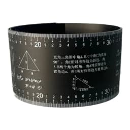 1pc 1-6inch Pipe Diameter Measuring Tape Pipe Trimming Paper Pipe Trimming Ruler Pipe Fitting Ring Millimeter-level Readings