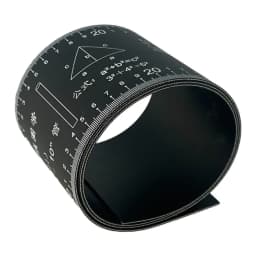 1pc 1-6inch Pipe Diameter Measuring Tape Pipe Trimming Paper Pipe Trimming Ruler Pipe Fitting Ring Millimeter-level Readings
