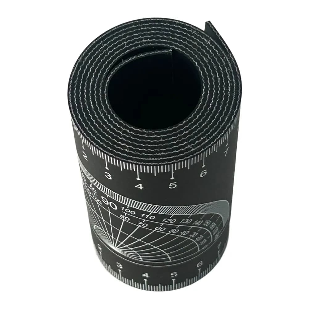 1pc 1-6inch Pipe Diameter Measuring Tape Pipe Trimming Paper Pipe Trimming Ruler Pipe Fitting Ring Millimeter-level Readings