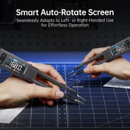 FNIRSI LCR-ST2 Portable Smart Tweezer LCR SMD ESR Tester Resistance Capacitance Inductance Continuity Diode Test Measurement