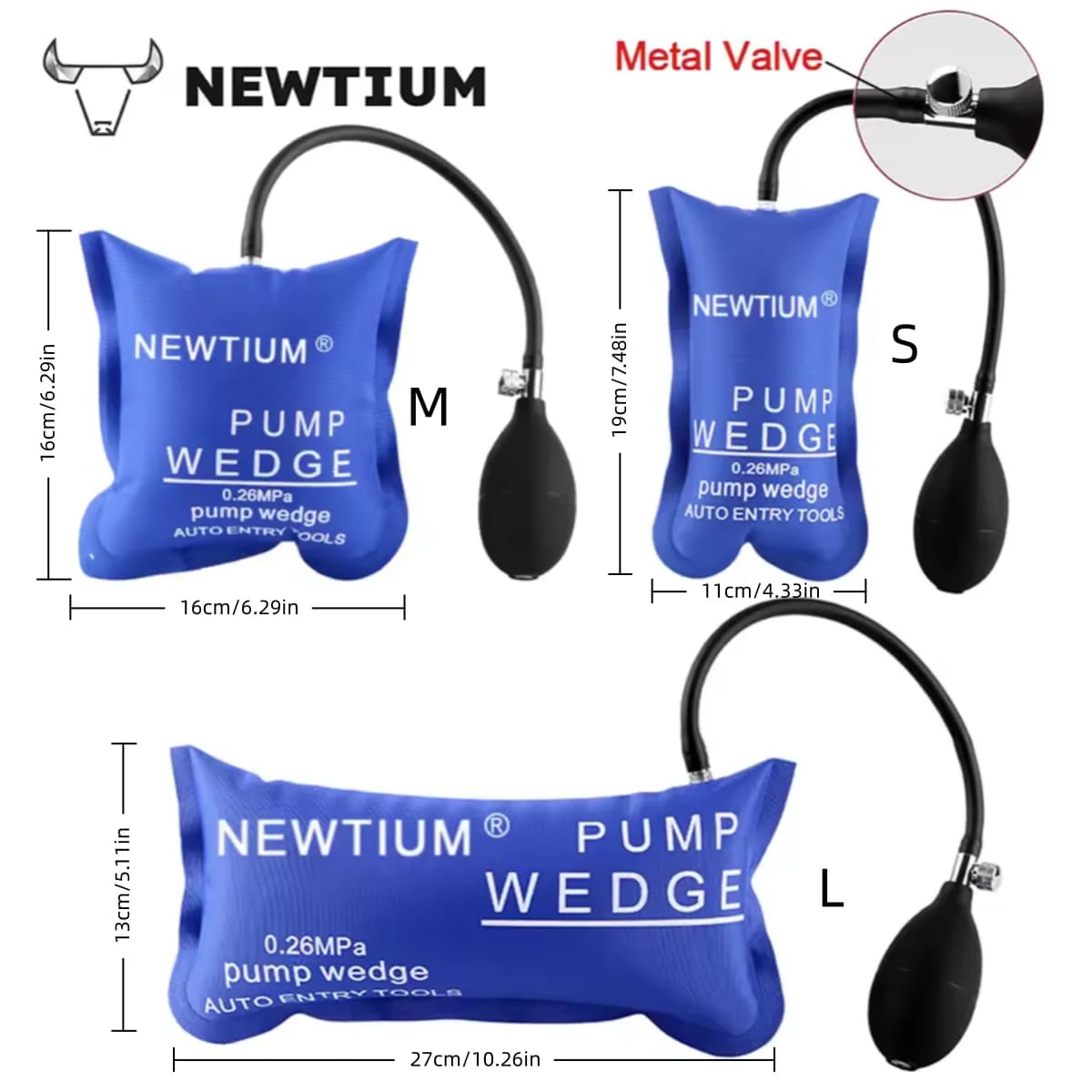 Air Wedge Bag Inflatable Pump Wedges – Professional Leveling & Alignment Tool for Car Door & Window Installation/Repair