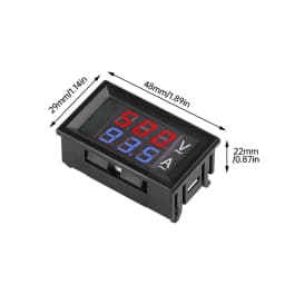 AC 50-500V Digital Voltmeter Ammeter 10A 50A 100A 220V Voltage Current Meter Tester Detector 0.28" LCD Display with Transformer