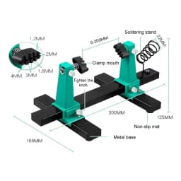 360 ° Rotation Printed Circuit Board Adjustable PCB Holder Jig Soldering Assembly Stand Clamp Repair Tools