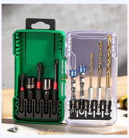 10pcs/set Bit Set Impact Resistant Impact Bit Set Hex Shank S2 Steel Set Magnetic Power Tool Bit Home Repair