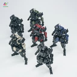 Sheik Mainland 1/18 3MIN-A Project FENRIR A6 Assault Type Highly Articulated Mecha Assembly Kit for Sci-Fi Hobbyist DIY Building