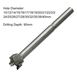 10mm-40mm Forstner Carbon Steel Boring Drill Bits Woodworking Self Centering Hole Saw Tungsten Carbide Wood Cutter Tools Set
