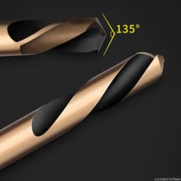 GREENER Superhard Auger Bit Double-headed Double-edged Metal Stainless Steel Ultrahard Drill Iron Drilling 3.0-6.0mm Drill Bits