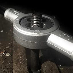 Round Die Wrench Adjustable Manual Die Wrench Holder Circular Die Handle Hand Tool For Dies Threading Tools
